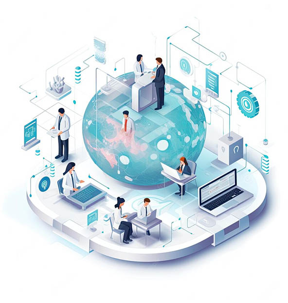 Digital marketing team optimizing local SEO strategy